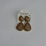 Pendientes mármol