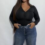 Body Licra Botones