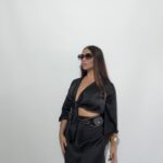 Blusa satinada