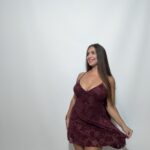 Vestido aterciopelado