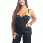Corsé lujo negro