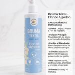 Bruma para tejidos textiles Flor de Algodón